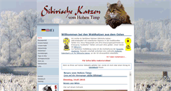 Desktop Screenshot of neva-katzen.de