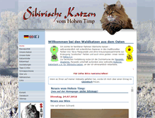 Tablet Screenshot of neva-katzen.de